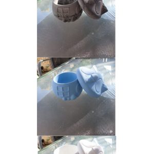 פסל בצורת בית +מכסה מבטון פולימרי