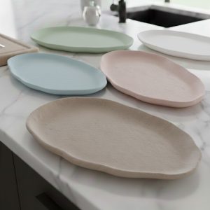 מגש לא סימטרי מבטון פולימרי