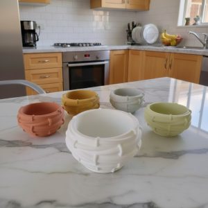 סט חמש קעריות מעוצבות