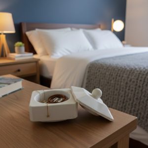 קופסת תכשיטים מבטון פולימרי